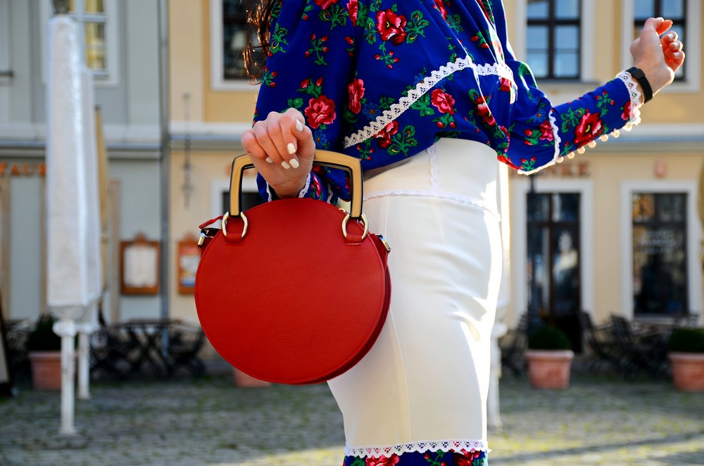 Clare V. Petit Alistair Bag in Red